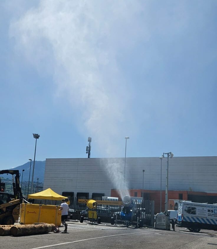 Cannone nebulizzatore evento hsr